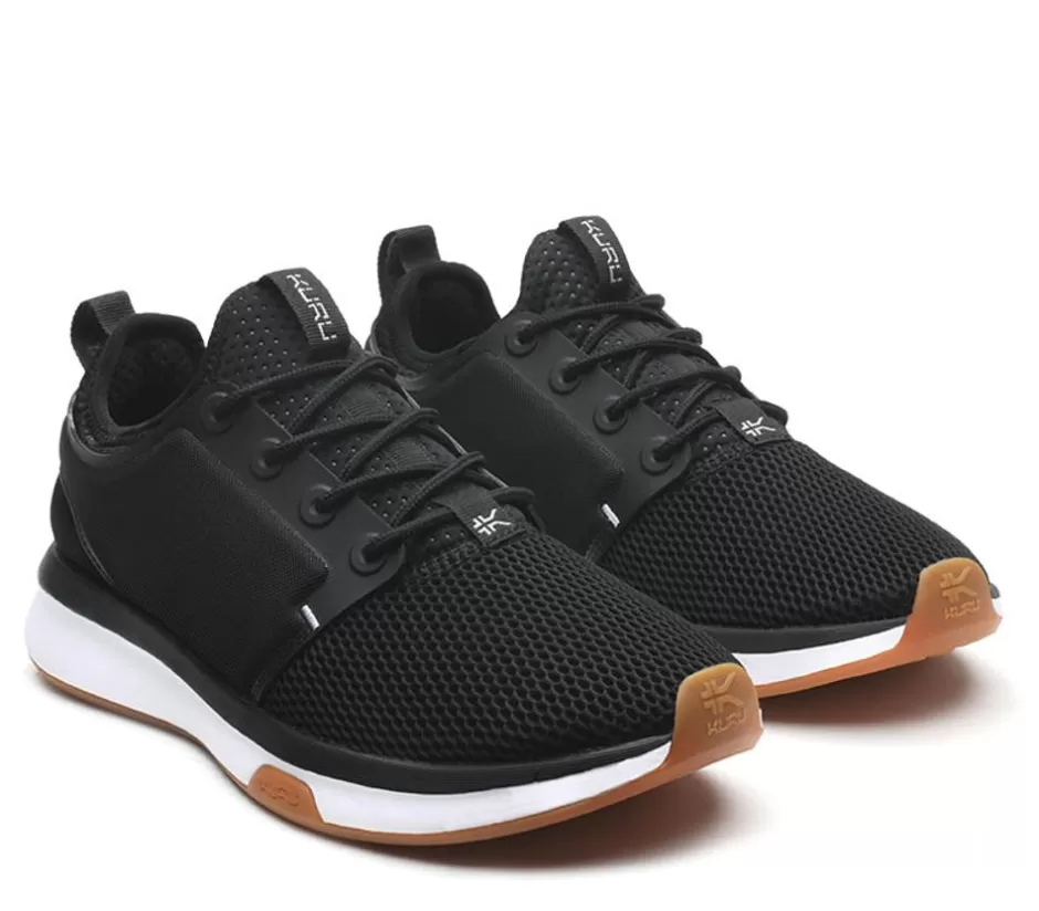 Sneakers<KURU Footwear Atom Jet Black-White-Gum