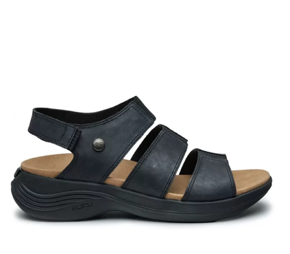 Sandals<KURU Footwear Coda Muse Jet Black