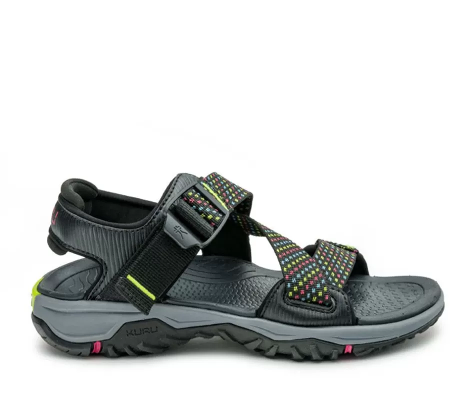 Sandals<KURU Footwear Current Jet Black-Multi