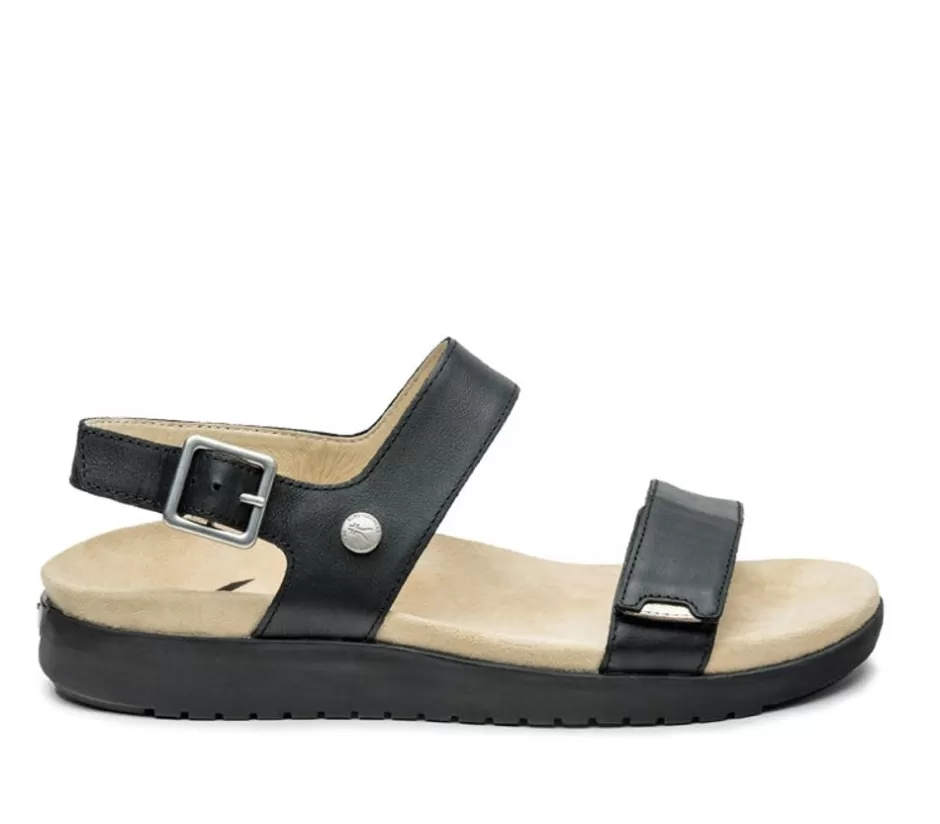 Sandals<KURU Footwear Glide Jet Black-Sand