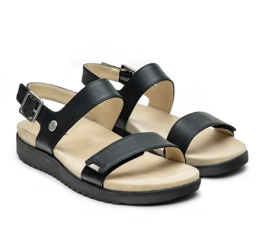 Sandals<KURU Footwear Glide Jet Black-Sand