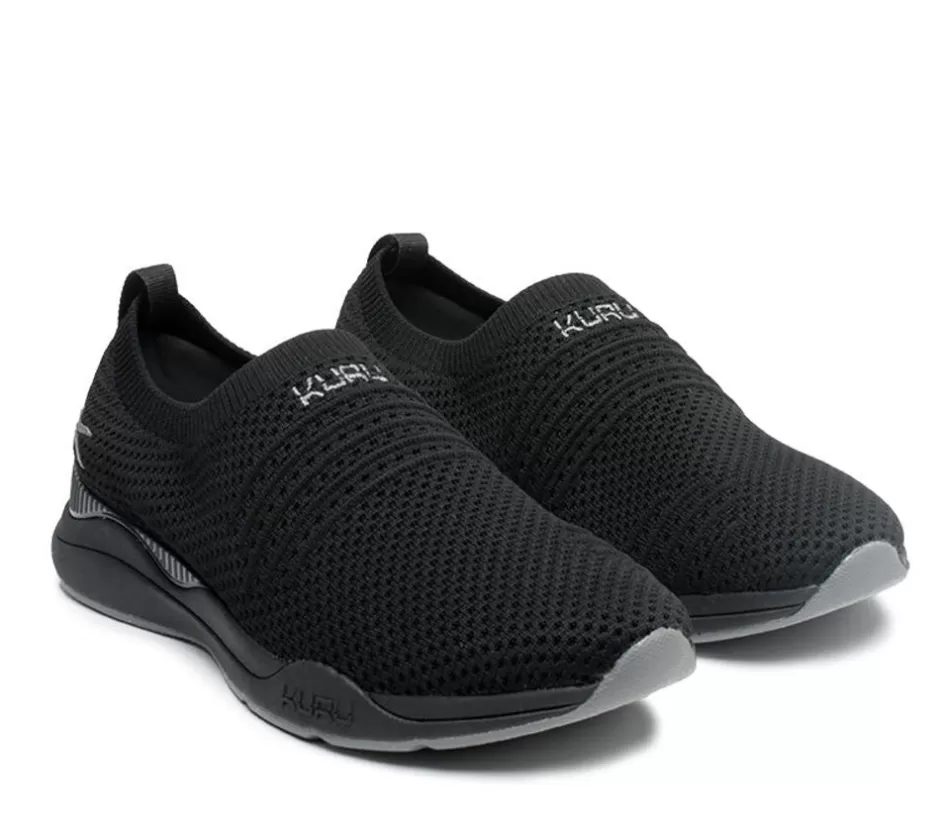 Slip-Ons<KURU Footwear Stride Jet Black-Slate Gray