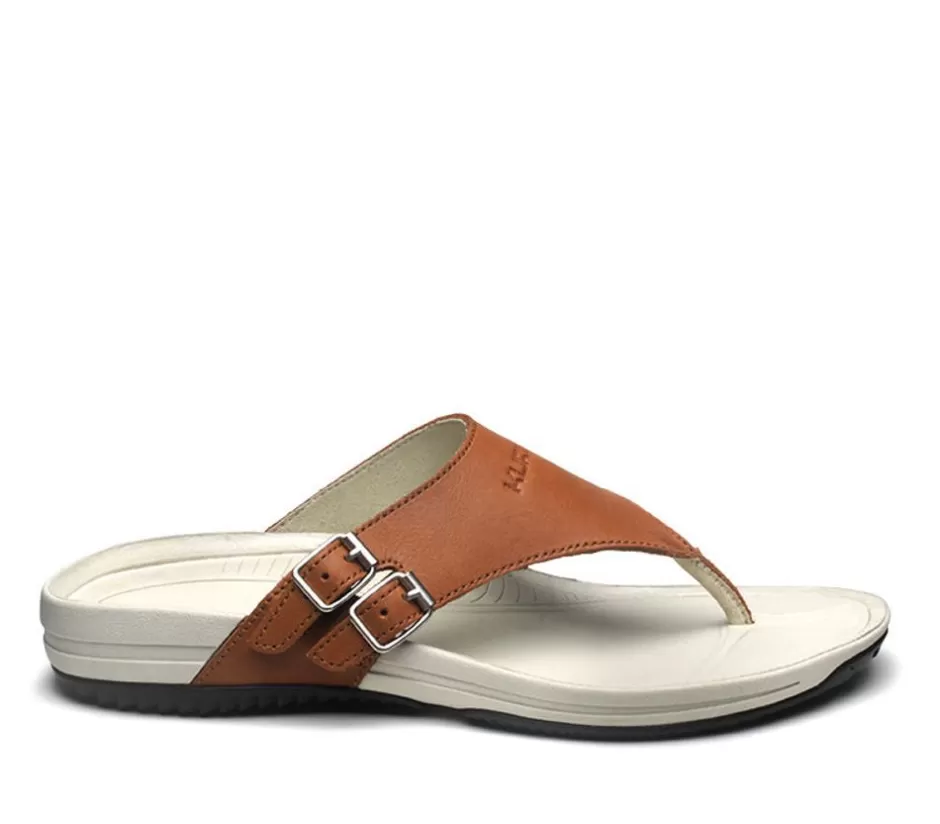 Sandals<KURU Footwear Suomi Caramel Brown-Bone